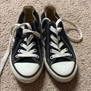 Classic Black and White Kids Converse Sneakers
